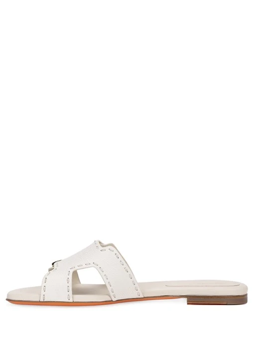 Шлепанцы кожаные SANTONI
