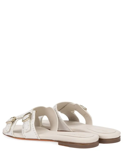 Шлепанцы кожаные SANTONI