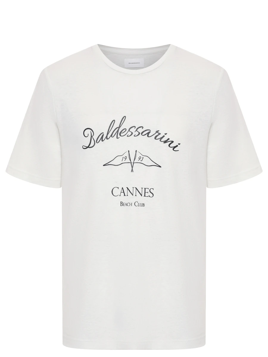 Футболка из хлопка и льна