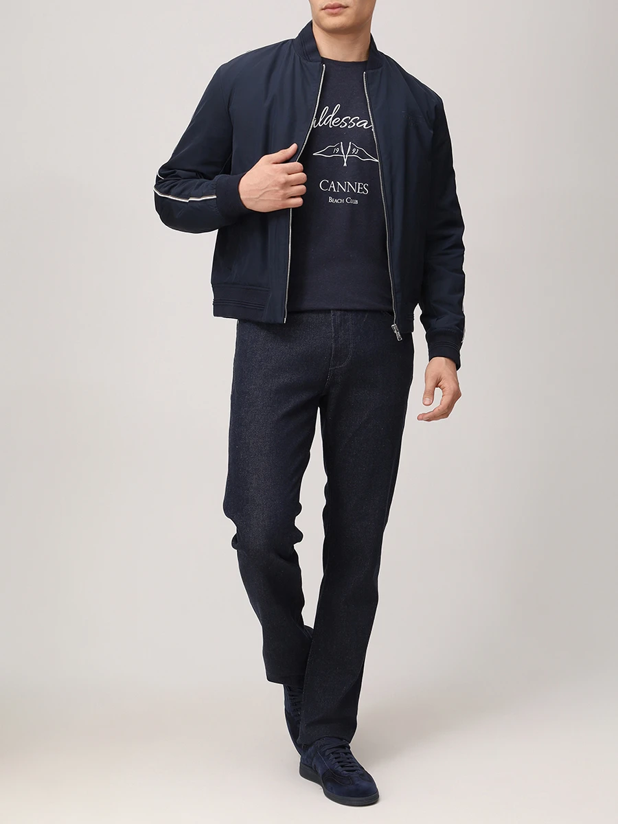 Футболка из хлопка и льна