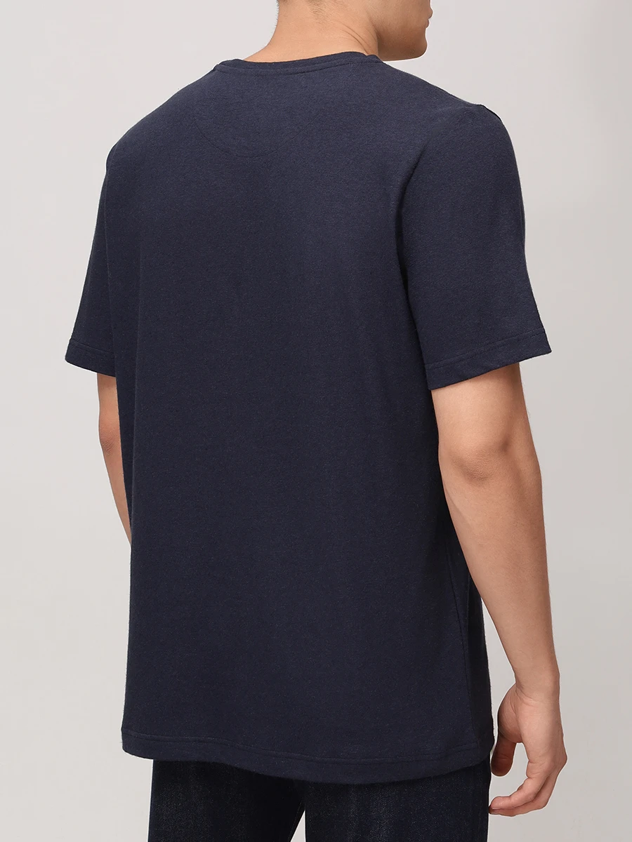 Футболка из хлопка и льна