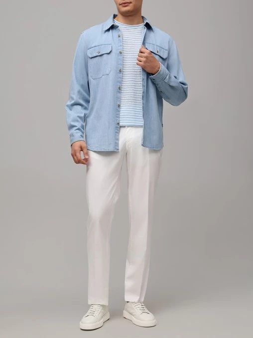 Футболка льняная BALDESSARINI