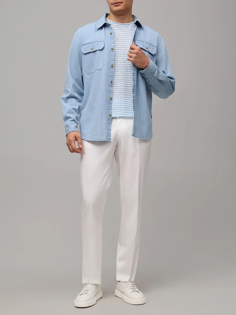 Брюки Slim Fit хлопковые