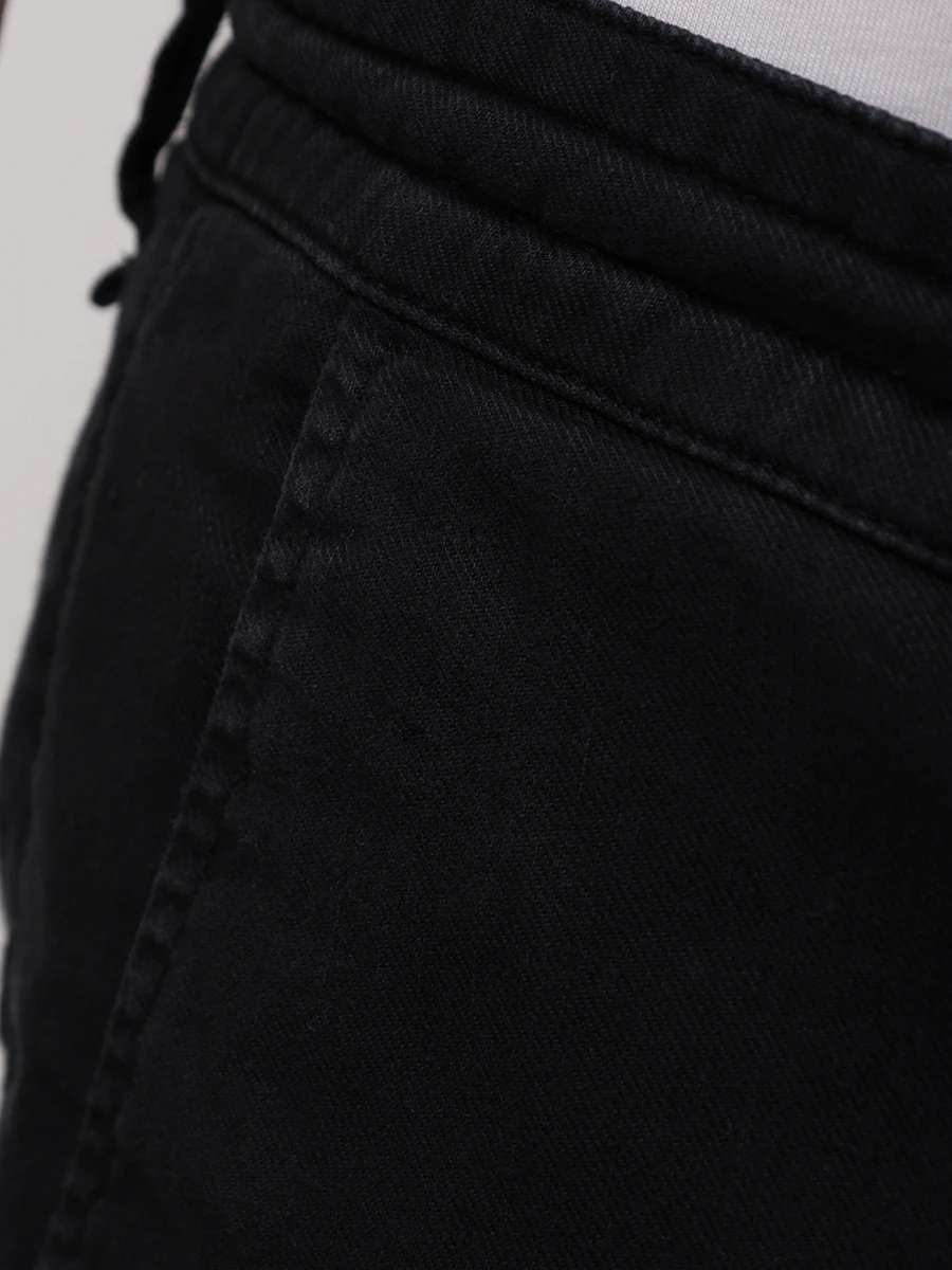 Брюки из хлопка и льна