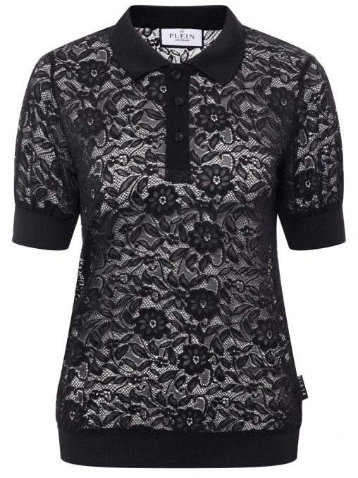 Поло кружевное PHILIPP PLEIN