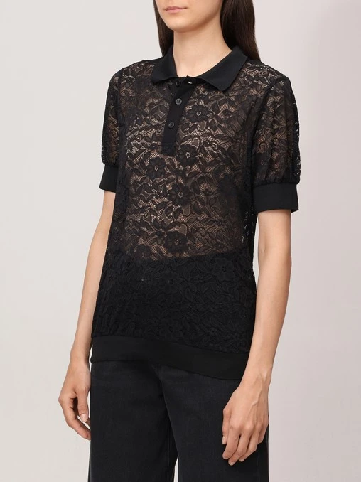 Поло кружевное PHILIPP PLEIN