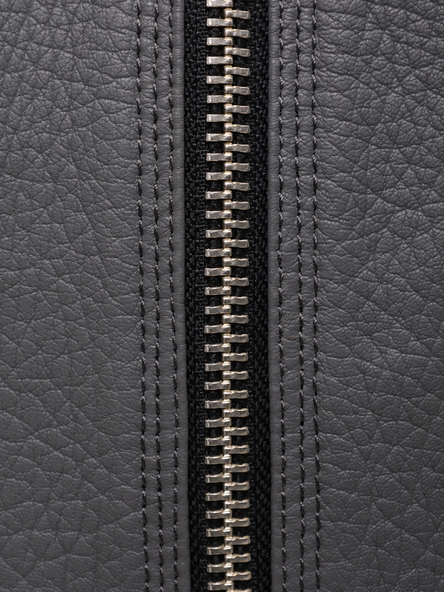 Бомбер кожаный