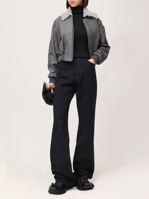 Бомбер кожаный ARGENTUM BRAND