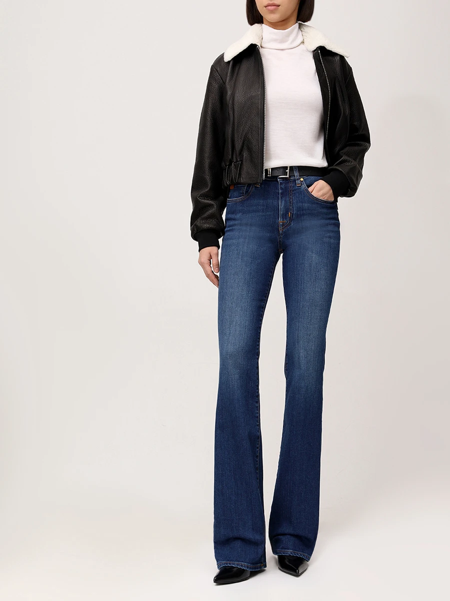 Бомбер кожаный