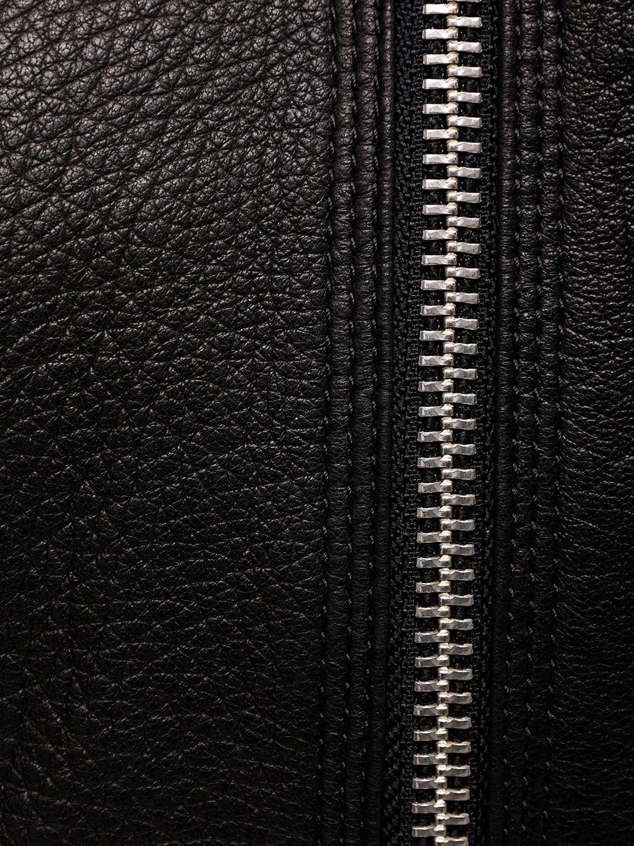 Бомбер кожаный