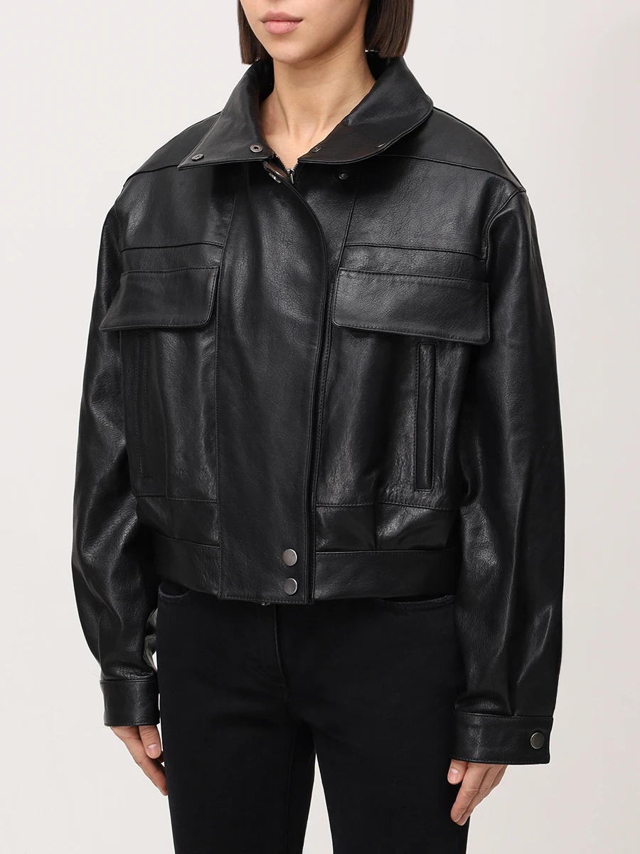 Куртка Black icon кожаная
