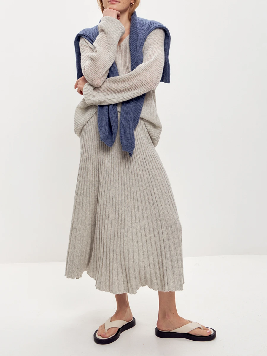 Юбка кашемировая