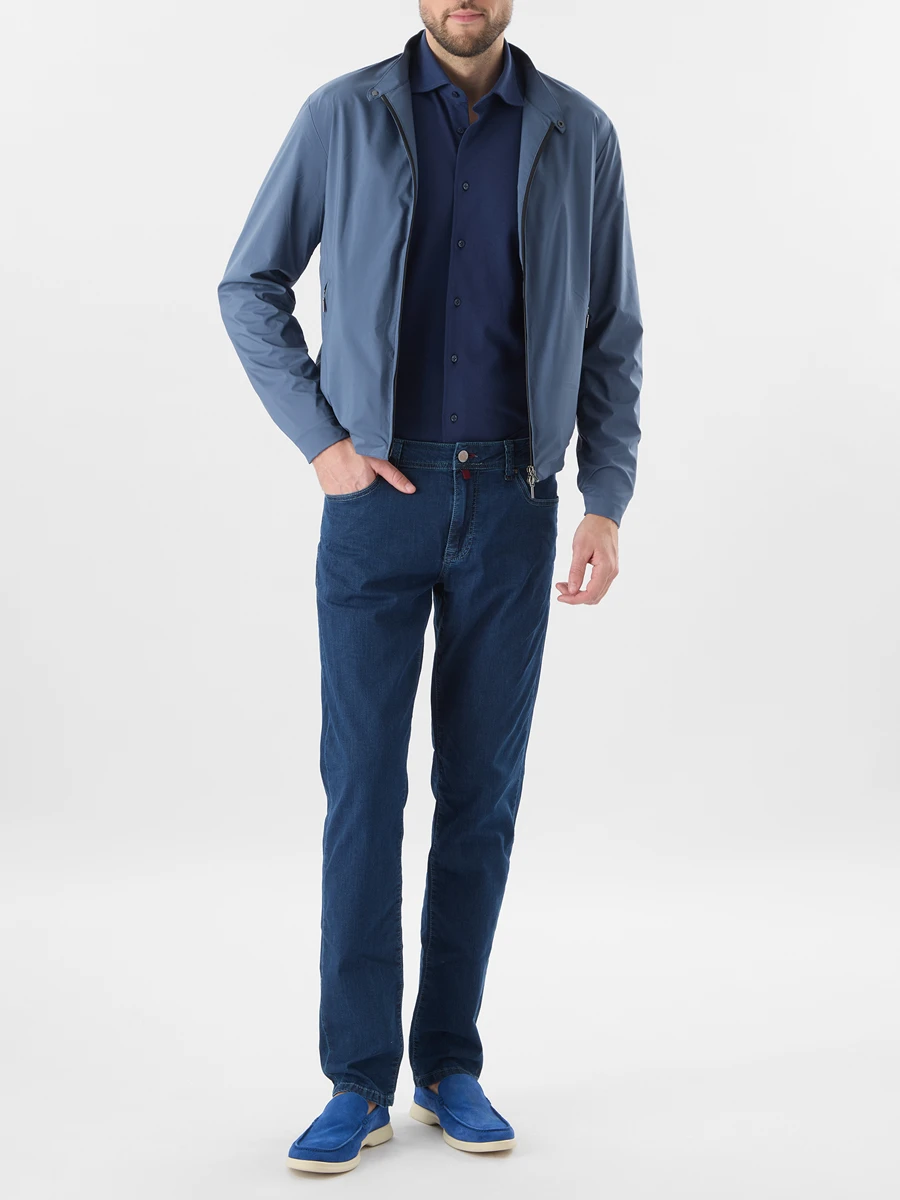 Бомбер однотонный