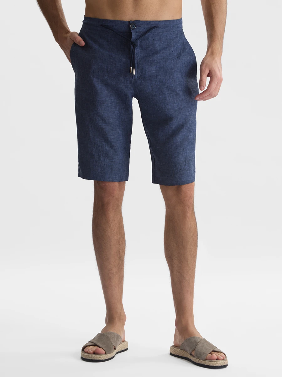 Шорты льняные