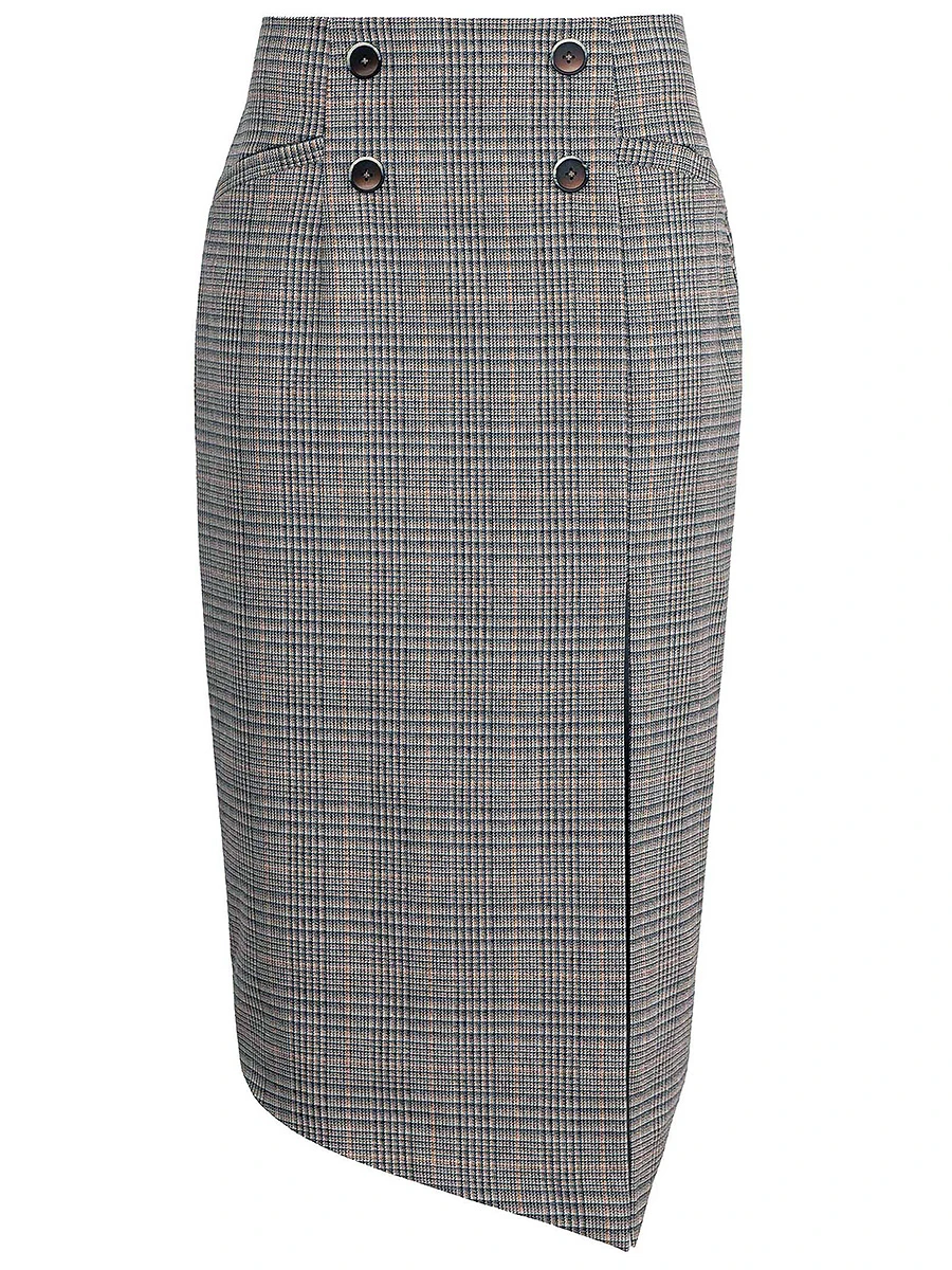 Юбка в клетку