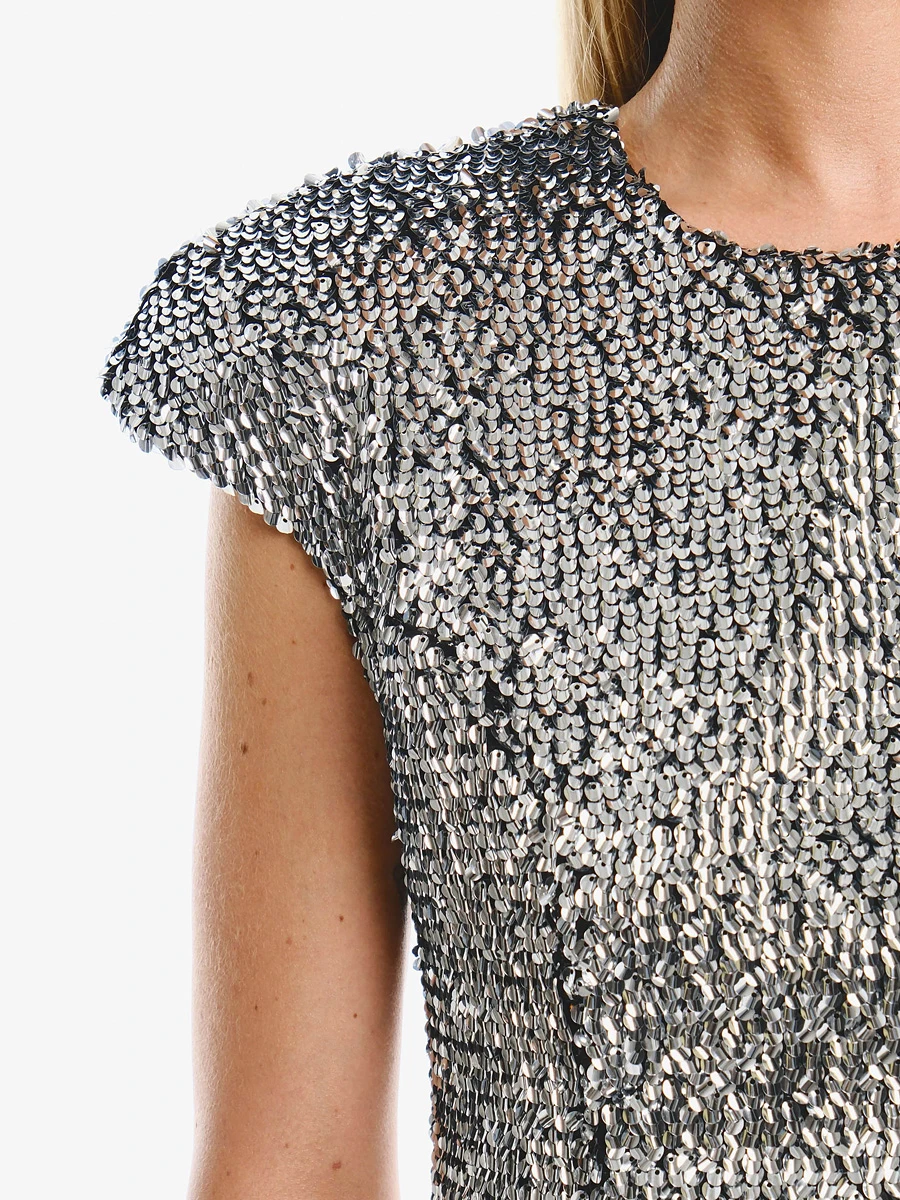 Блуза с пайетками