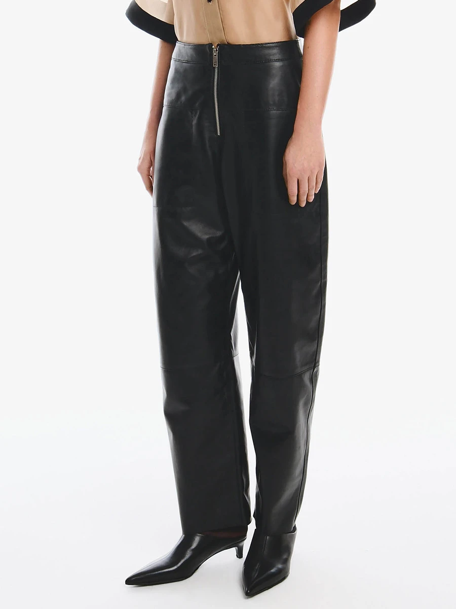 Брюки кожаные
