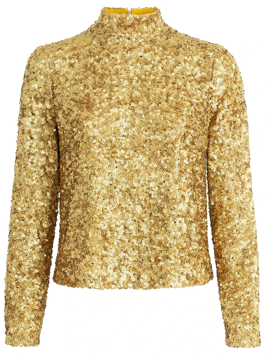 Водолазка с пайетками