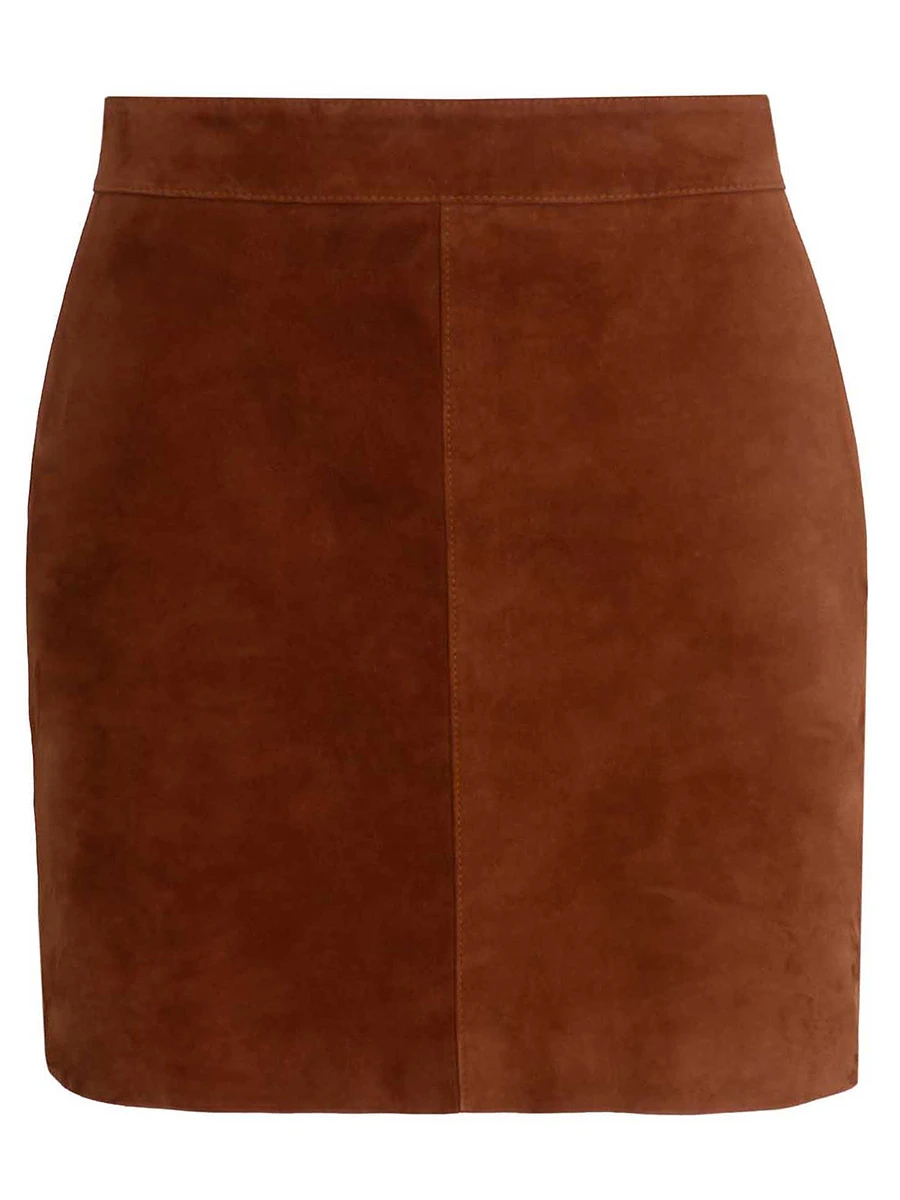 Юбка замшевая