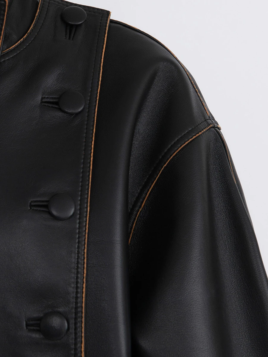 Куртка кожаная