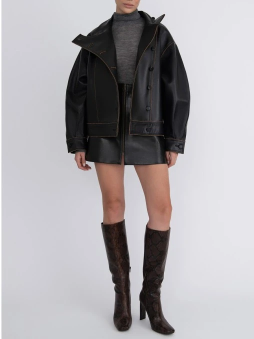 Куртка кожаная WITHOUT FAIL