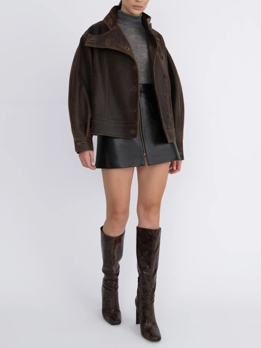 Куртка кожаная WITHOUT FAIL