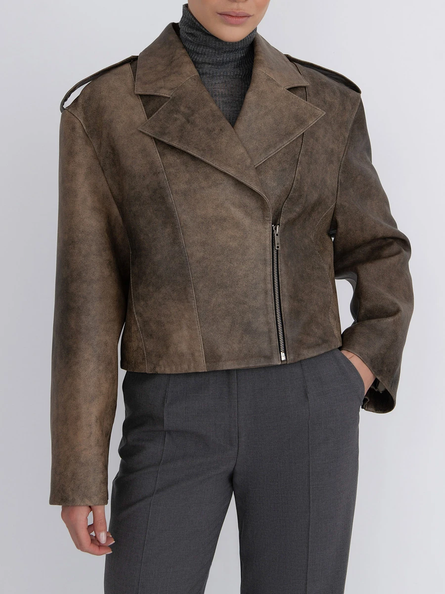 Куртка-косуха кожаная