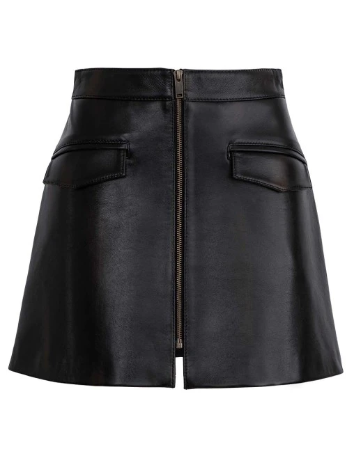Юбка кожаная WITHOUT FAIL