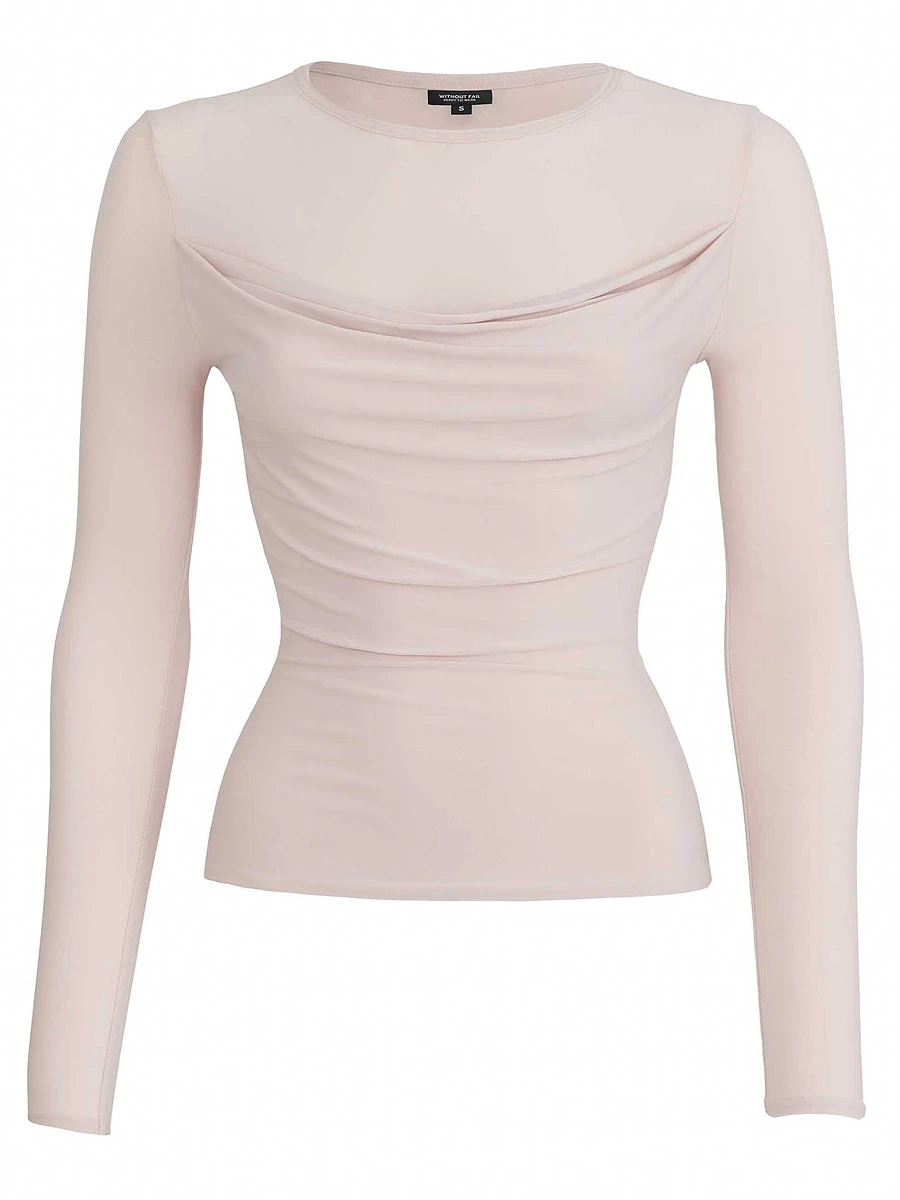 Лонгслив однотонный