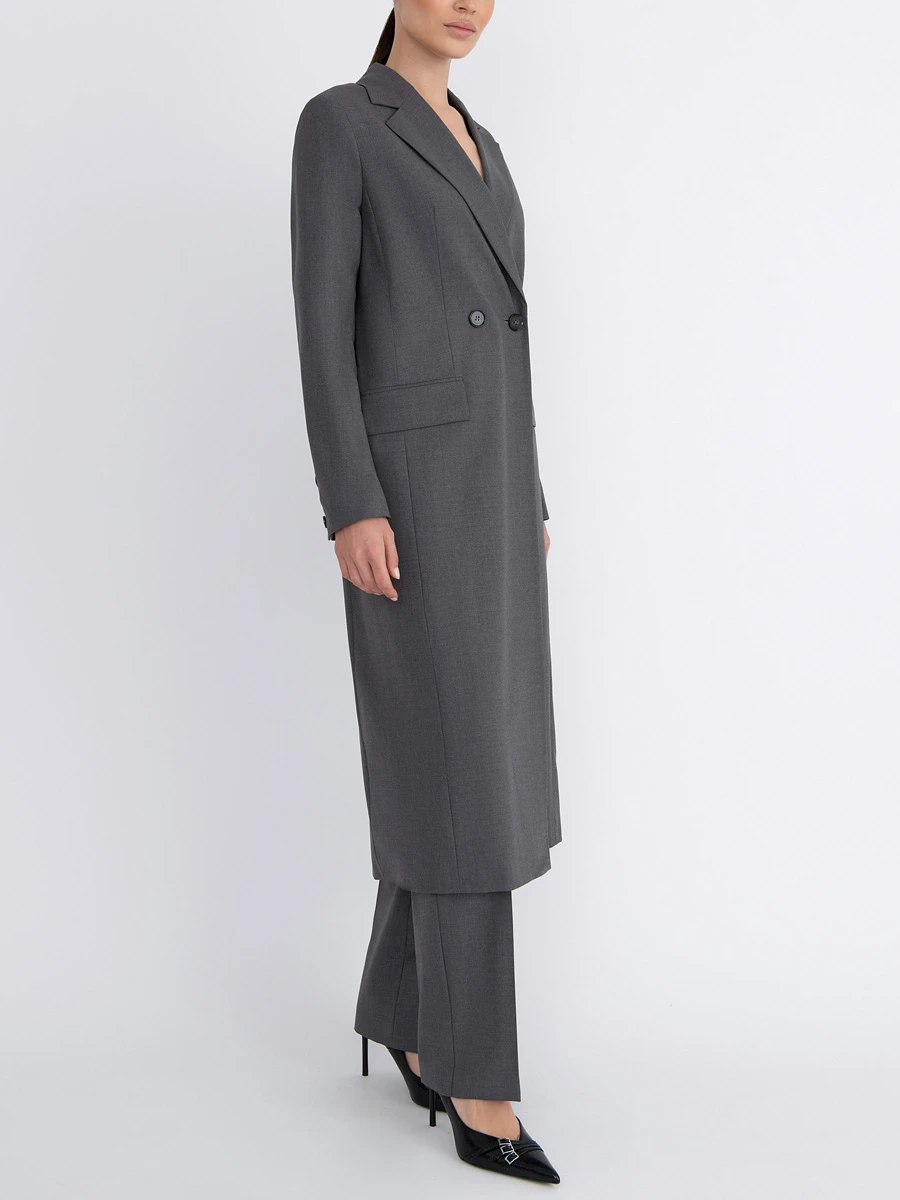 Пальто шерстяное