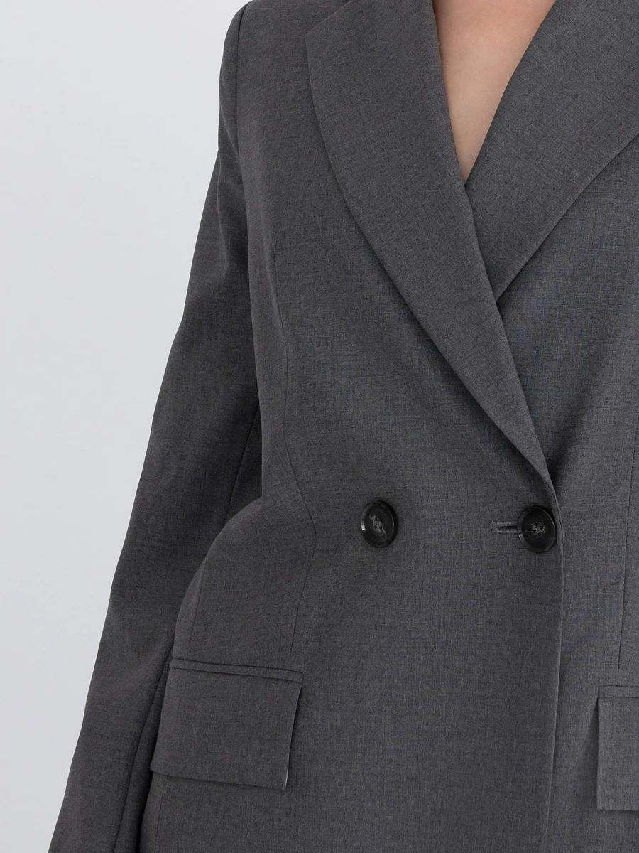 Пальто шерстяное