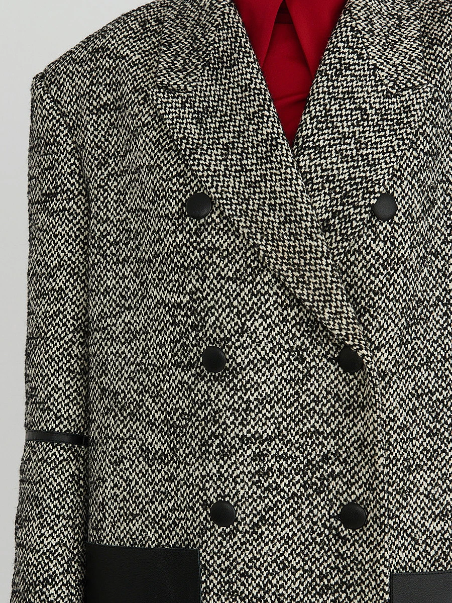 Пальто шерстяное