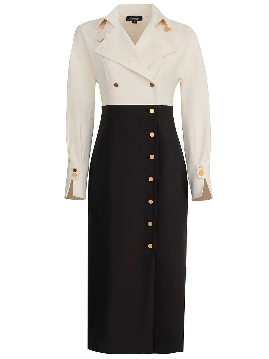 Платье комбинированное