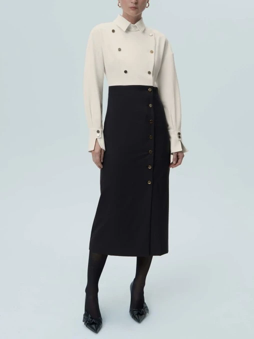 Платье комбинированное WITHOUT FAIL