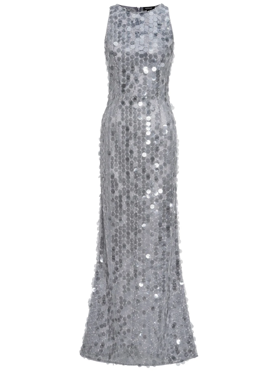 Платье-макси с пайетками