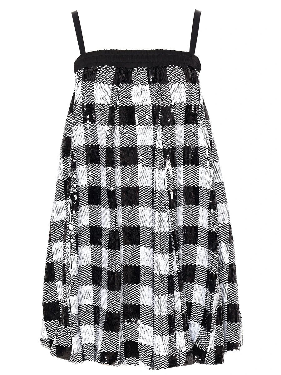 Платье-баллон с пайетками