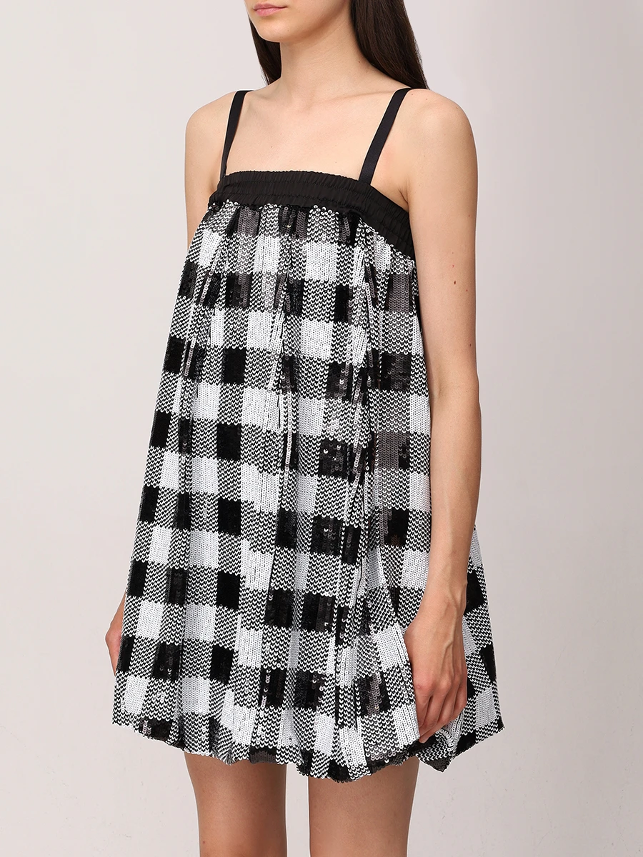 Платье-баллон с пайетками