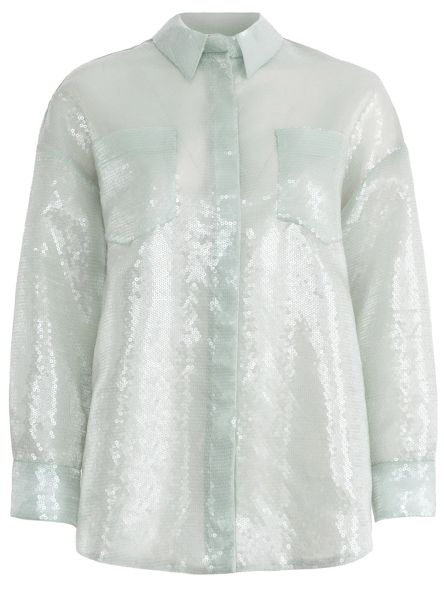 Рубашка с пайетками