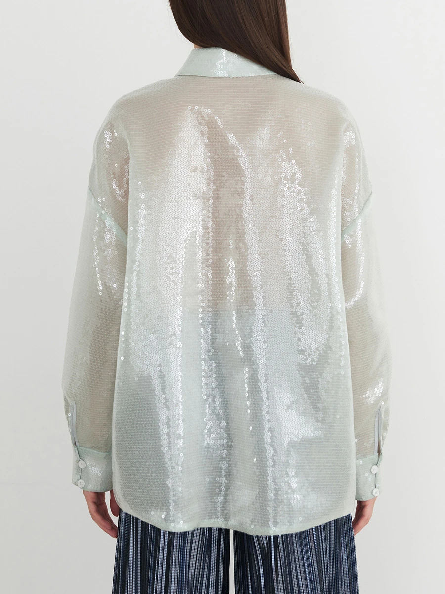 Рубашка с пайетками