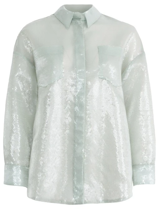 Рубашка с пайетками WITHOUT FAIL
