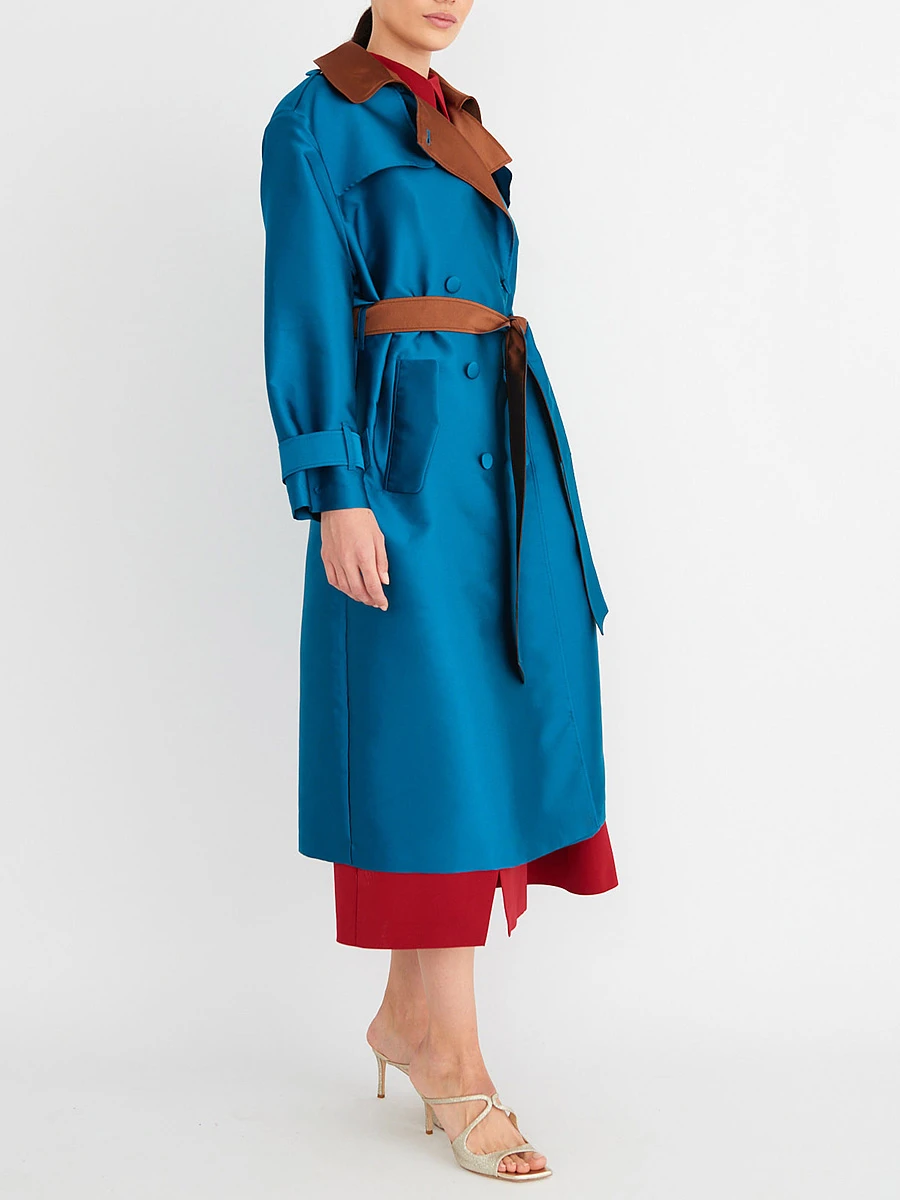 Тренч однотонный