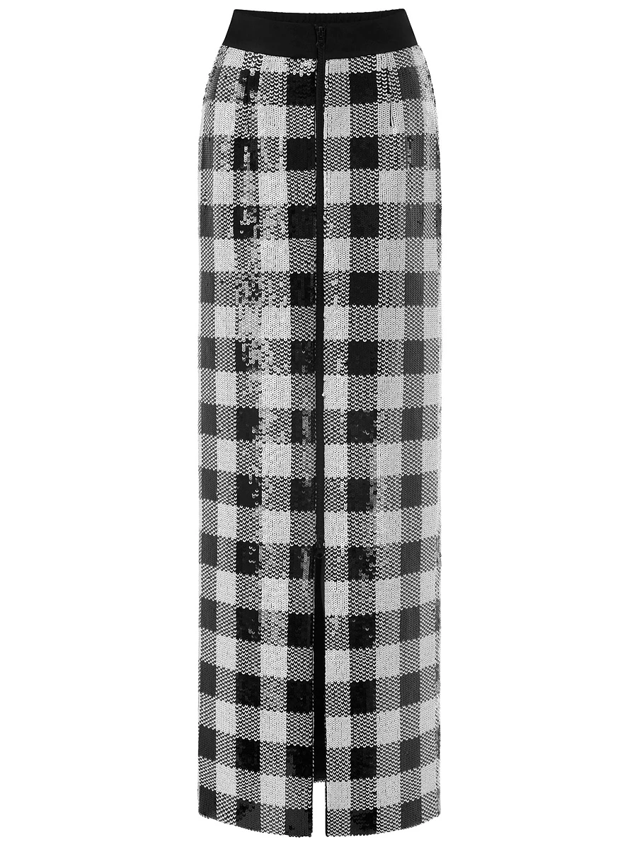 Юбка с пайетками