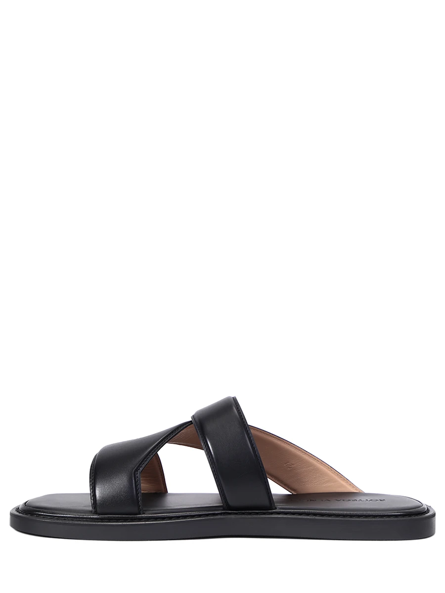 Шлепанцы кожаные