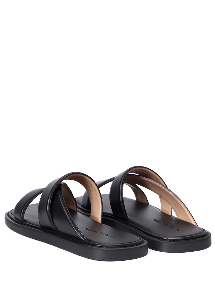 Шлепанцы кожаные