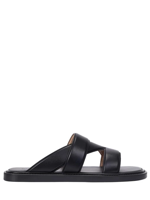 Шлепанцы кожаные BOTTEGA VENETA