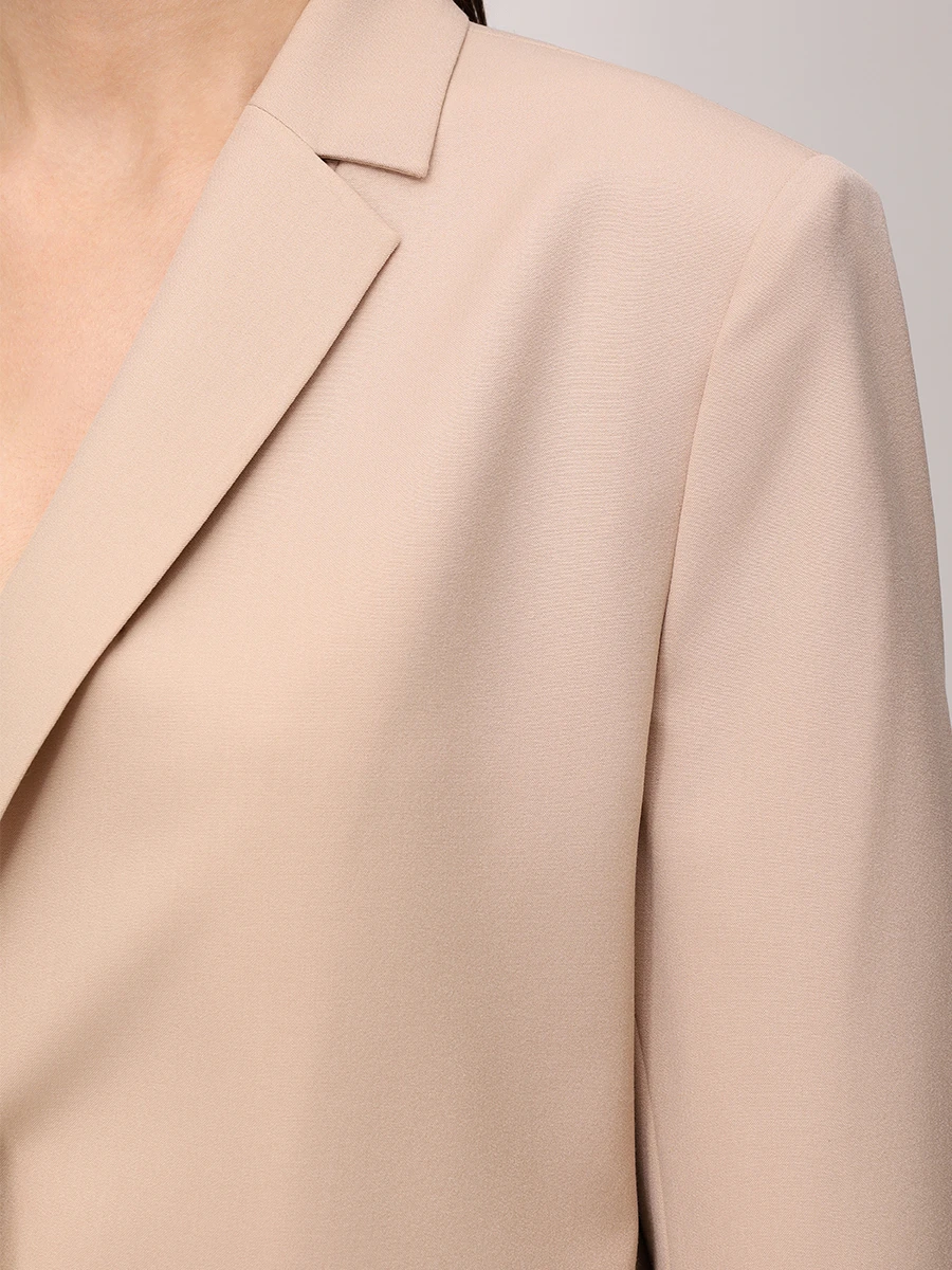 Жакет однотонный