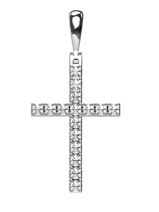 Крест Религия с бриллиантами MYAGKOV.ART