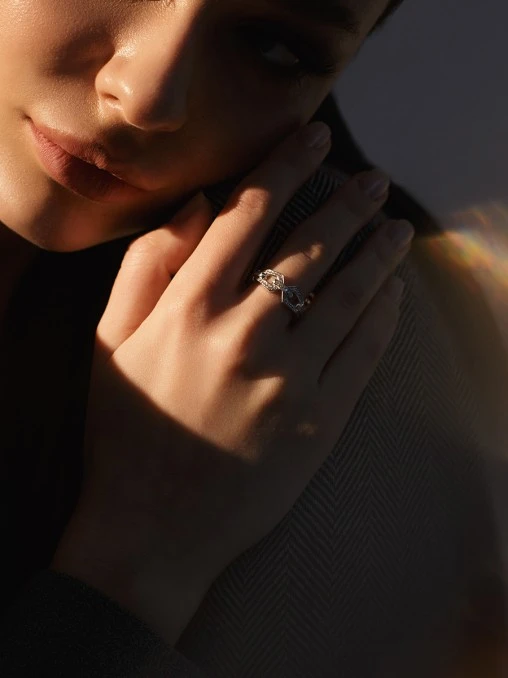 Кольцо Связи золотое MYAGKOV.ART