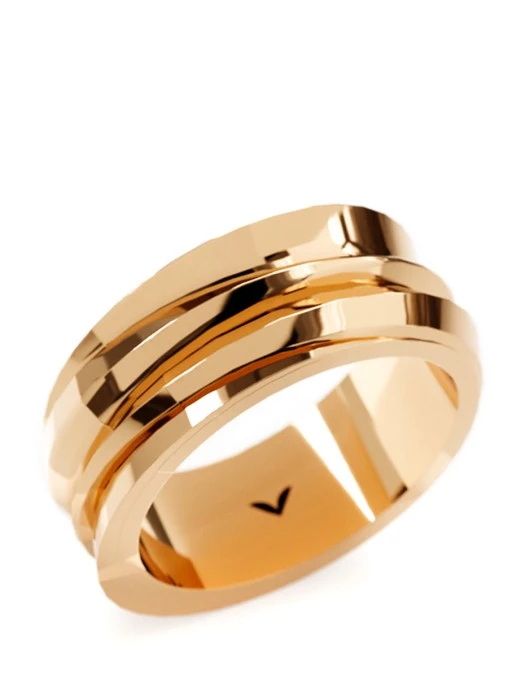 Кольцо Мир золотое MYAGKOV.ART