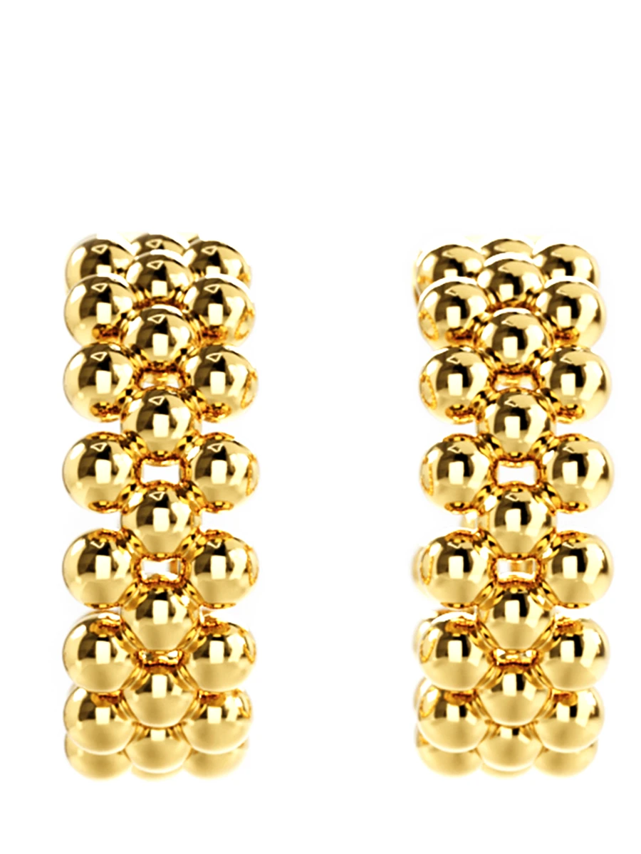 Серьги Душа золотые